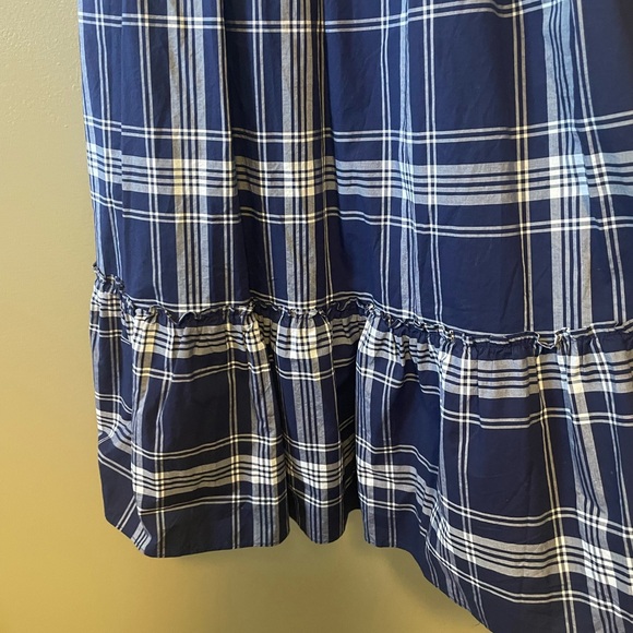 Hill House Louisa Nap Dress Navy Checkered Nap Dress - Picture 4 of 4